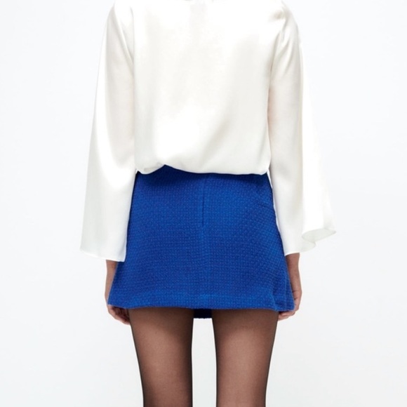 Zara blue skirt - Picture 4 of 9